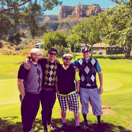 Four Men at Tiara Rado Golf Course