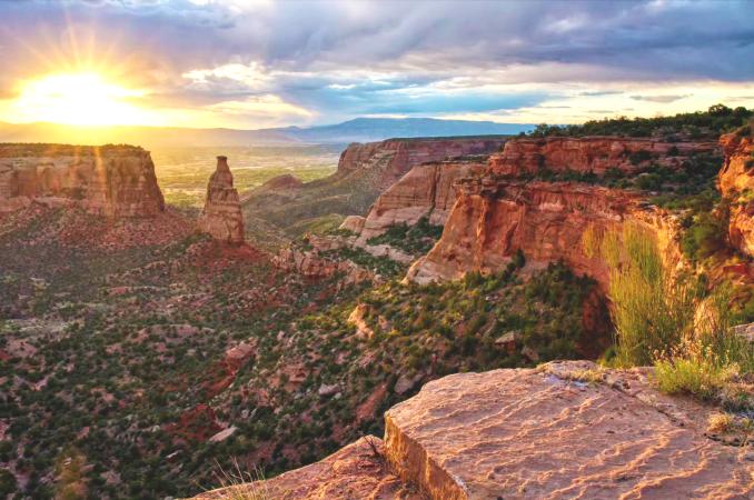 Sunrise in Colorado National Monument