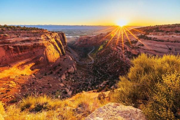 Sunrise at Colorado National Monument