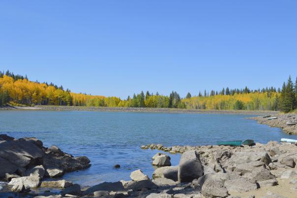 Lake on the Grand Mesa in the Fall