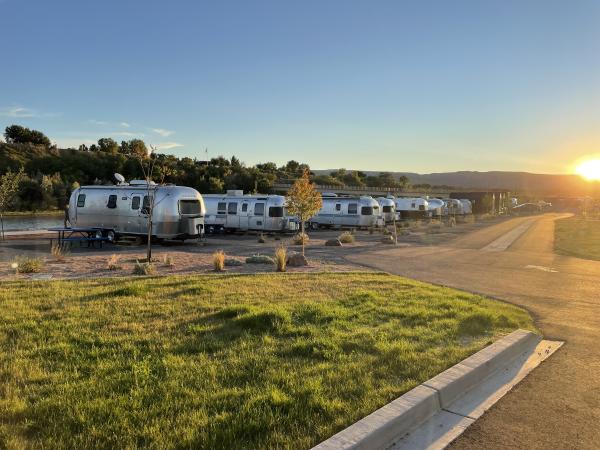 Airstreams at Camp Eddy