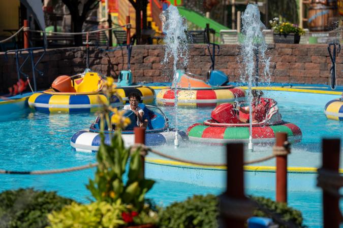 Bumper Boats at Bananas Fun Park