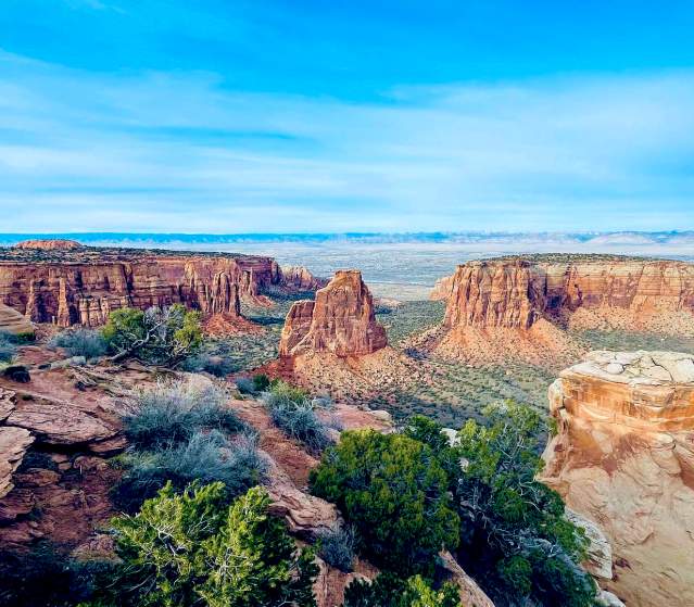 View of Independence Monument in Colorado National Monument