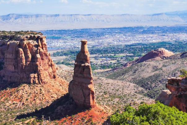 View of Independence Monument in Colorado National Monument