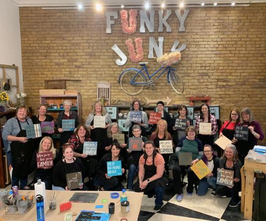 Group at Funky Junk GJ