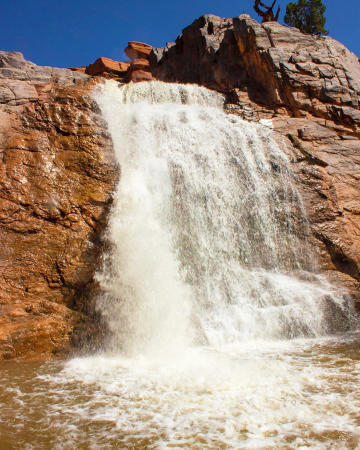 Waterfall in Big Dominguez Canyon