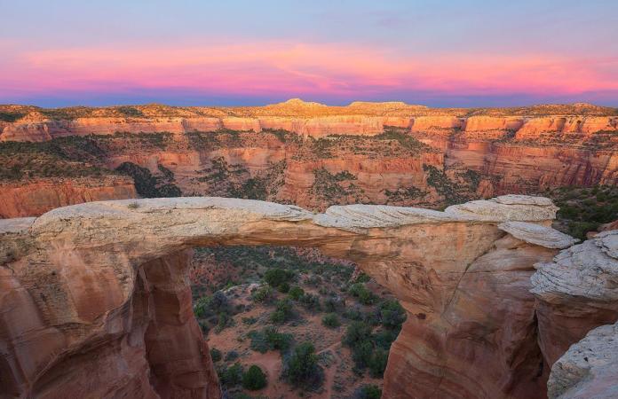 Sunset at Rattlesnake Arches