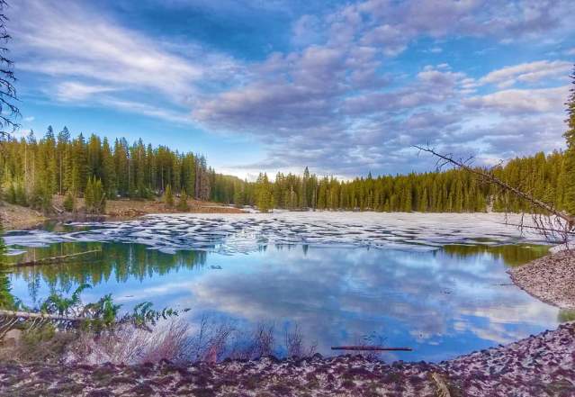 Lake on the Grand Mesa in the Spring