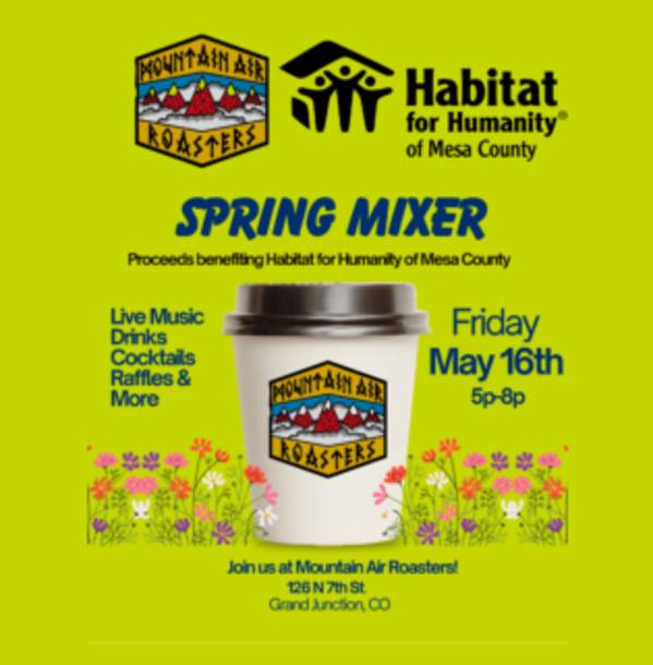 Habitat for Humanitiy & Mountain Air Roasters Spring Mixer