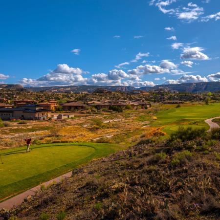 Golfers at the Redlands Mesa Golf Course