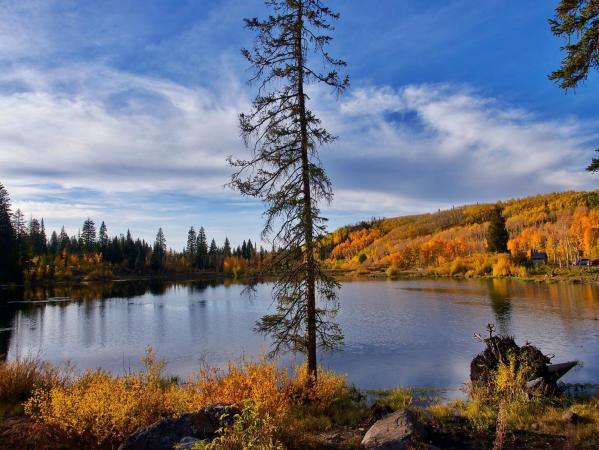 View of Jumbo Reservoir from Jumbo Campground Area