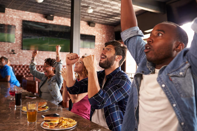 Picture of People Celebrating in a Bar
