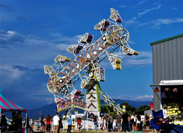 Carnival Ride at Mesa County Fair