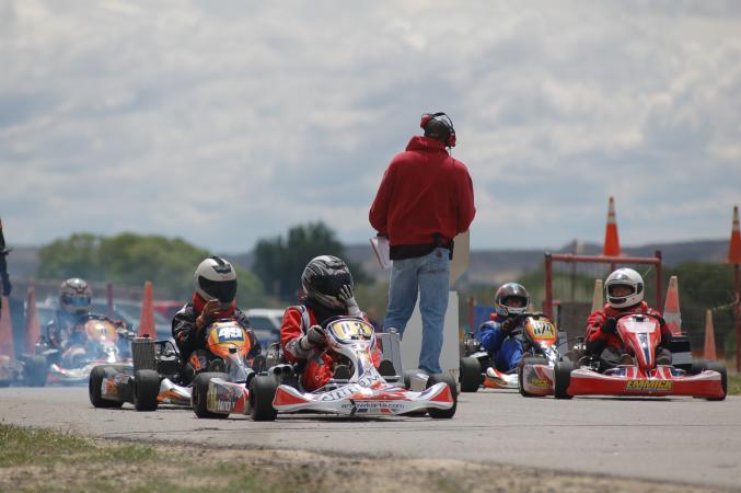People Karting at Grand Junction Motor Speedway