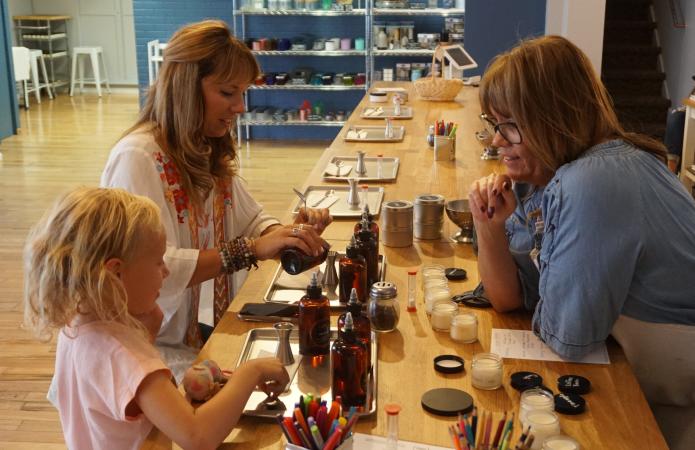 Mother & Daughter at Candle Kitchen
