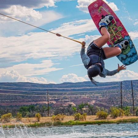 Wakeboarder at Imondi Wake Zone