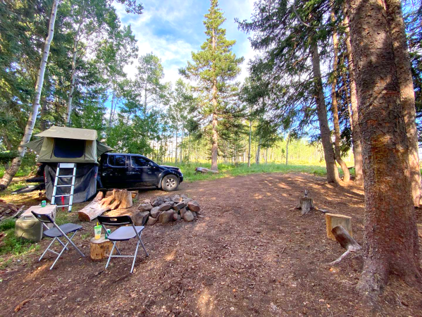 Truck Tent Camping on Grand Mesa